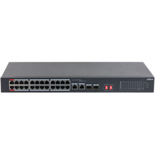 DAHUA 24port PoE 240w 2-SFP 2-Uplink 10/100 Yönetilemez Switch S3226-24ET-240