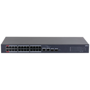 DAHUA 24port PoE 375w 2-SFP Gigabit Combo Cloud Yönetilebilir Switch CS4226-24ET-375