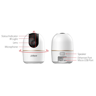 DAHUA 3MP Küp 2.8mm Wıfı Kablosuz IP Kamera HPT1330DA-STW
