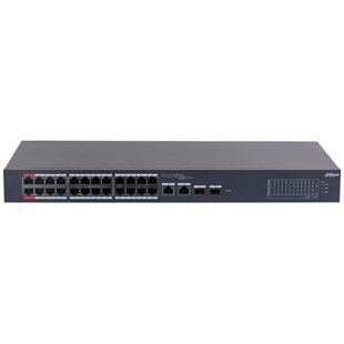 DAHUA CS4226-24ET-240 24 PORT 10/100 POE PORT + 2XGIGABIT RJ45/2XSFP COMBO YÖNETİLEBİLİR RACKMOUNT SWITCH