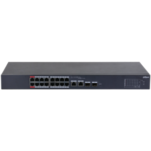 DAHUA DH-CS4218-16ET-240 18 Port Mbit 16 Port PoE+ 265W 2xCombo Uplink Cloud Managed Smart Switch