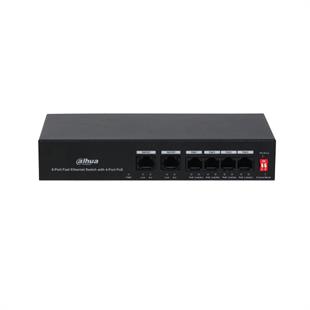 DAHUA PFS3006-4ET-36 4 PORT POE 10/100 2FE UPLINK 36W YONETILEMEZ SWITCH
