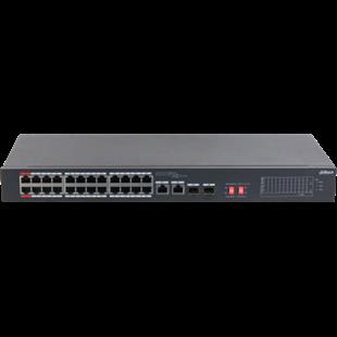 DAHUA S3226-24ET-240 24 PORT 24XFE-2XGE-2X1GE/SFP 240W POE SWİTCH
