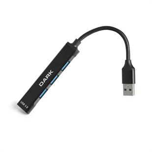DARK Connect Master X4 DK-AC-USB310 4port USB 3.0 Siyah USB Çoklayıcı Hub