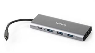 DARK DK-AC-U31X36 USB 3.1 Type-C - USB 3.0+ Ethernet/HDMI/TF SD Çoklayıcı