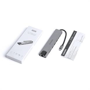 DARK DK-AC-U31X40 USB 3.1 Type-C 8 in Ethernet / HDMI / TF SD Kart USB 3.0 - USB 2.0 / USB-C Dönüştürücü Çevirici HUB