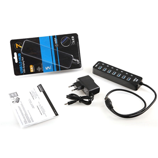 DARK DK-AC-USB371 7port USB 3.0 USB Çoklayıcı Hub Anahtarlı
