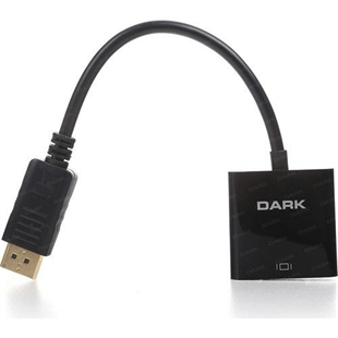 DARK DK-HD-ADPXVGA 0.15metre DP-VGA (D) Görüntü Adaptörü Siyah