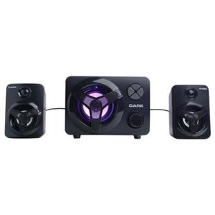 DARK SP-215 2+1 3.5mm Stereo Jak Siyah 12w RMS Multimedia Hoparlör