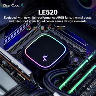 DEEPCOOL 240mm LE520 RGB Sıvı Soğutmalı AM5-1700p İşlemci Fanı