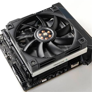 DEEPCOOL AN600 Düşük Profil (Low Profile) 6 Isı Borulu 120mm Slim PWM AM5-1851p Hava Soğutmalı İşlemci Fanı