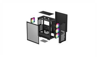 DEEPCOOL CC560-MESH-V2 4-ARGB Fanlı Gaming Mid-Tower PC Kasası
