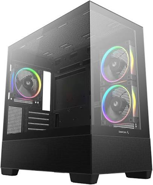 DEEPCOOL CG380-3F Gaming Micro-Tower Pc Kasası 3-Fanlı