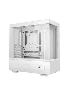 DEEPCOOL CH690 Digital WH Panoramik Dahili Dijital Durum Ekranlı Yüksek Hava Akışlı Beyaz Gaming Mid-Tower PC Kasası