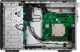 DELL POWEREDGE T360 SPL5 XEON 6353P-128GB DDR5 UDIMM-2X960GB+4X1.92TB SSD-Tower Sunucu