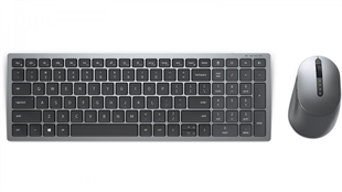 DELL Q TR KM7120W 580-AIWJ Çoklu Cihaz Kablosuz Titanyum Gri Klavye Mouse Set