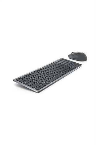 DELL Q TR KM7120W 580-AIWJ Çoklu Cihaz Kablosuz Titanyum Gri Klavye Mouse Set