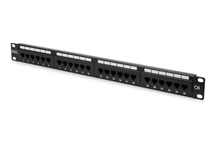 DIGITUS 1U 24port Cat6 Utp Bakır Patch Panel DN-91624U-CR