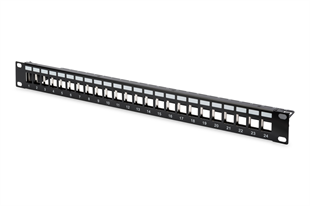 DIGITUS 1U 24port Cat6 Utp Boş Patch Panel DN-91411