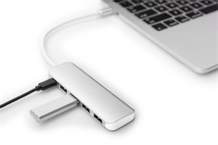 DIGITUS USB-C 4Port USB Çoklayıcı Hub (DA-70242-1)
