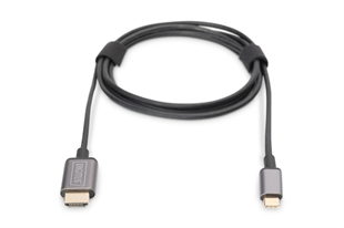 DIGITUS USB-C-HDMI Görüntü Kablosu 1,8m (DA-70821)