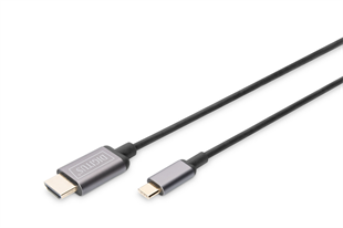 DIGITUS USB-C-HDMI Görüntü Kablosu 1,8m (DA-70821)