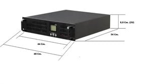 DOTVOLT RT SERİSİ Online 3 KVA 1/1 Faz ( 6X9AH ) UPS