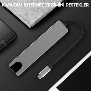 Daytona FC-04 8li USB Type-C Docking Station