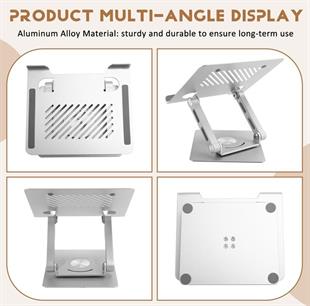 Daytona ZR-753 360° Döner metal notebook stand,