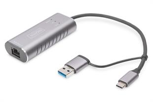 Digitus DN-3028 USB3.1 Tip-C+USB3.0=>2,5G gigabit