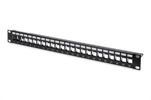 Digitus DN-91411 24lü 1U siyah boş patch panel