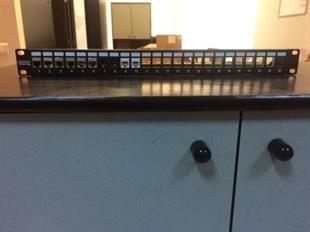 Digitus DN-91411 24lü 1U siyah boş patch panel