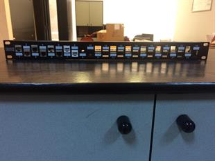 Digitus DN-91412 24lü 1U siyah boş patch panel
