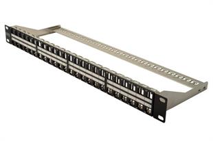 Digitus DN-91424  48li  1U siyah boş patch panel