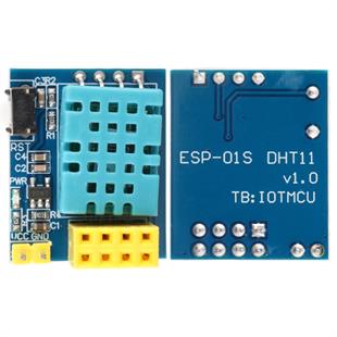 ESP-01S DHT11 Isı ve Nem Sensörü Modülü WiFi Akıllı Ev Otomasyon Kartı v1.0