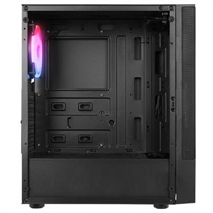 EVEREST DUSK 600W 4x12CM RGB FAN ATX TEMPERED GLASS 2xUSB2.0/1xUSB3.0 SİYAH MID TOWER GAMİNG KASA