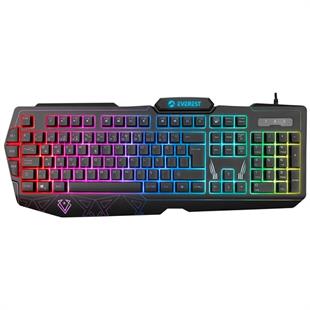 EVEREST KB-GX61 Kablolu USB Siyah Gaming Klavye
