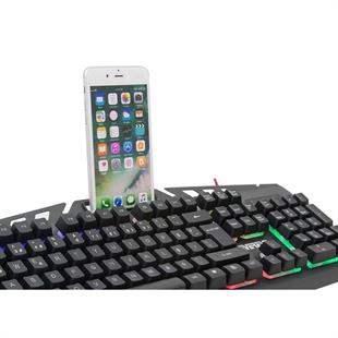 EVEREST KMX-99 Kablolu USB Q Trk Siyah Gaming Klavye - Mouse Set