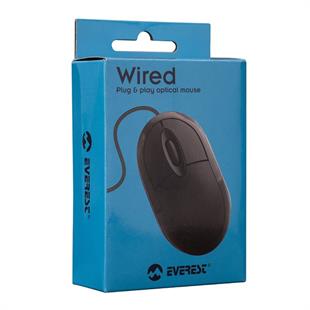 EVEREST SM-385 Kablolu USB 1200dpi Siyah Mouse
