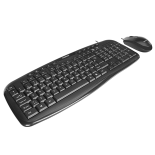 EVEREST UN-795 Kablolu USB Q Trk Siyah Klavye - Mouse Set