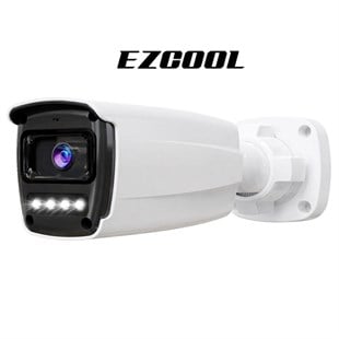 EZCOOL EZ-4045IPS 5MP 3.6MM HİBRİT POE SESLİ IP BULLET KAMERA