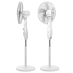 Everest FAN11 Cool Air 16 50 Watt 5 Pervaneli 3 Kademe 1200RPM Zaman Ayarlı Vantilatör - Beyaz