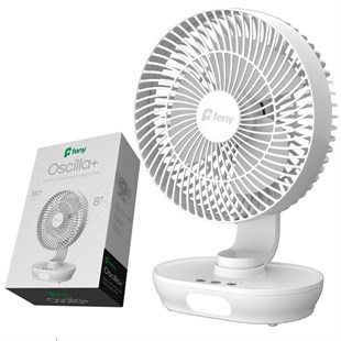 Feny FN-F88 Oscilla 150 Derece Otomatik Salınımlı Şarjlı 8 Masaüstü Fan Vantilatör