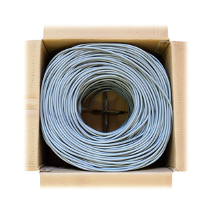 FRISBY 305metre Cat6 Utp 24AWG Gri Saf Bakır Kablo FNW-CAT628