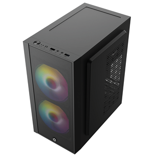 FRISBY FC-8970G 300W Siyah Gaming Kasa Mini Tower M-ATX Kasa