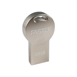 Faster 256 GB Dusl Serisi USB 3.0 Yüksek Hızlı Metal Flash Bellek