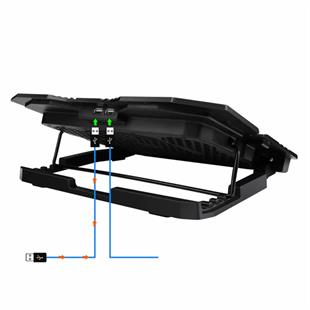 Frisby FNC-5235ST GS6 notebook soğutucu siyah