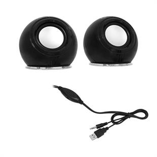 Frisby FS-2130U 2.0 6W RMS siyah hoparlör sistemi