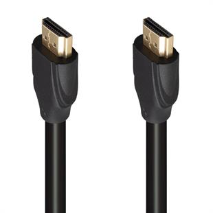 Fully G-507K Plastik Düz Siyah 25 Metre Gold Poşetli Hdmi Kablo