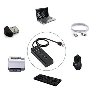 Fully S-802G 4 Port USB 2.0 Hub Çoklayıcı (30cm Kablolu)